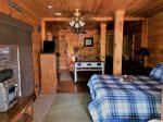 Blue Ridge cabin rentals--lower living area